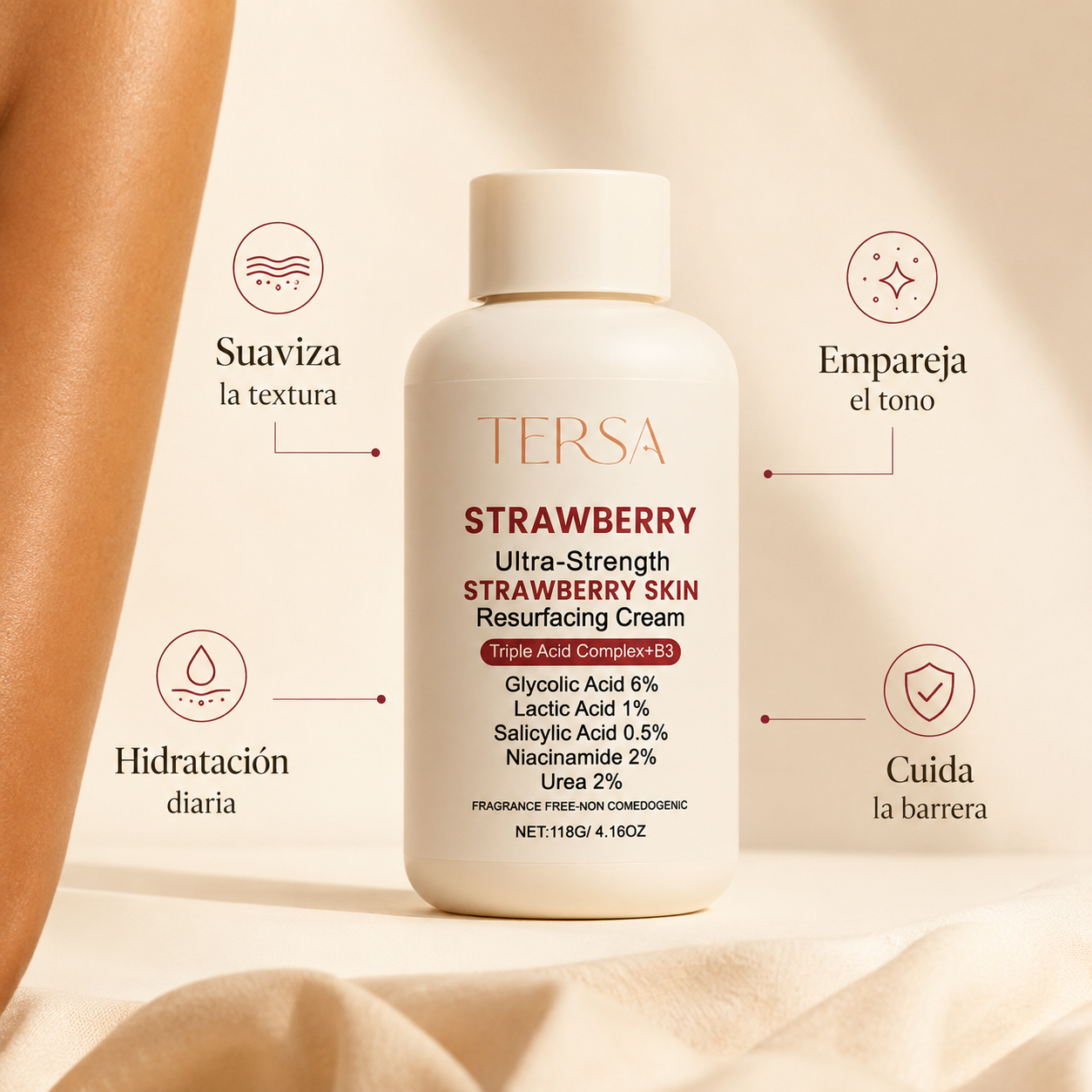 Tersa — Crema corporal multiácida